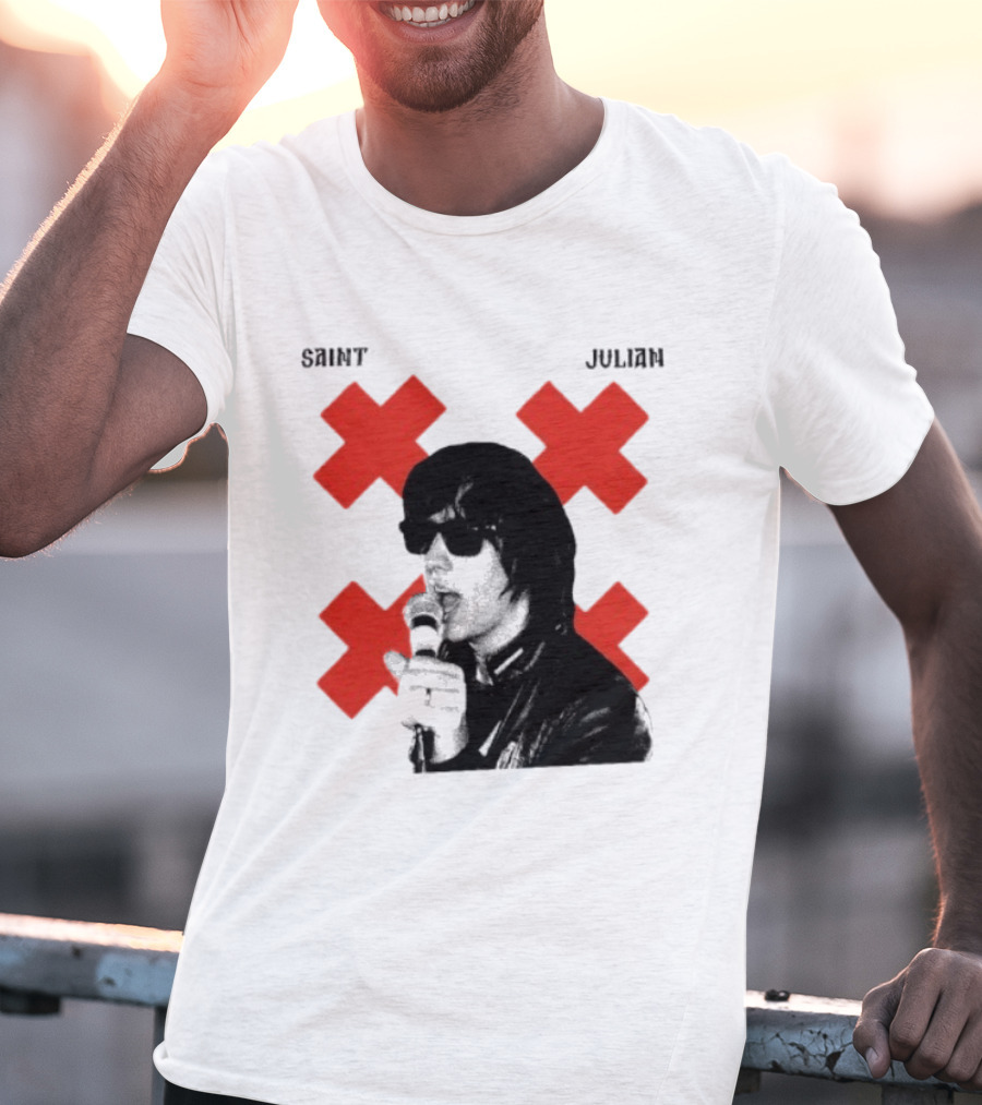 Saint Julian Ccasablancas Red X T-Shirt