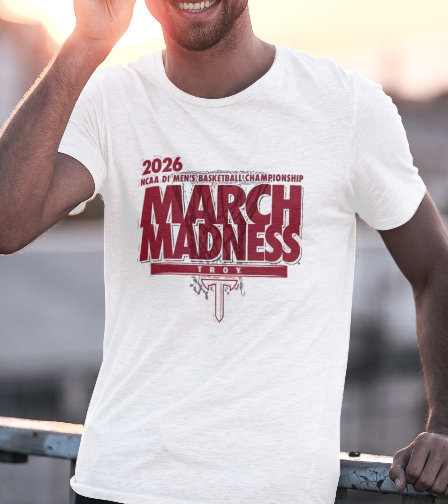 Troy Men's Basketball NCAA 2023 March Madness Championship Tournament T-Shirt