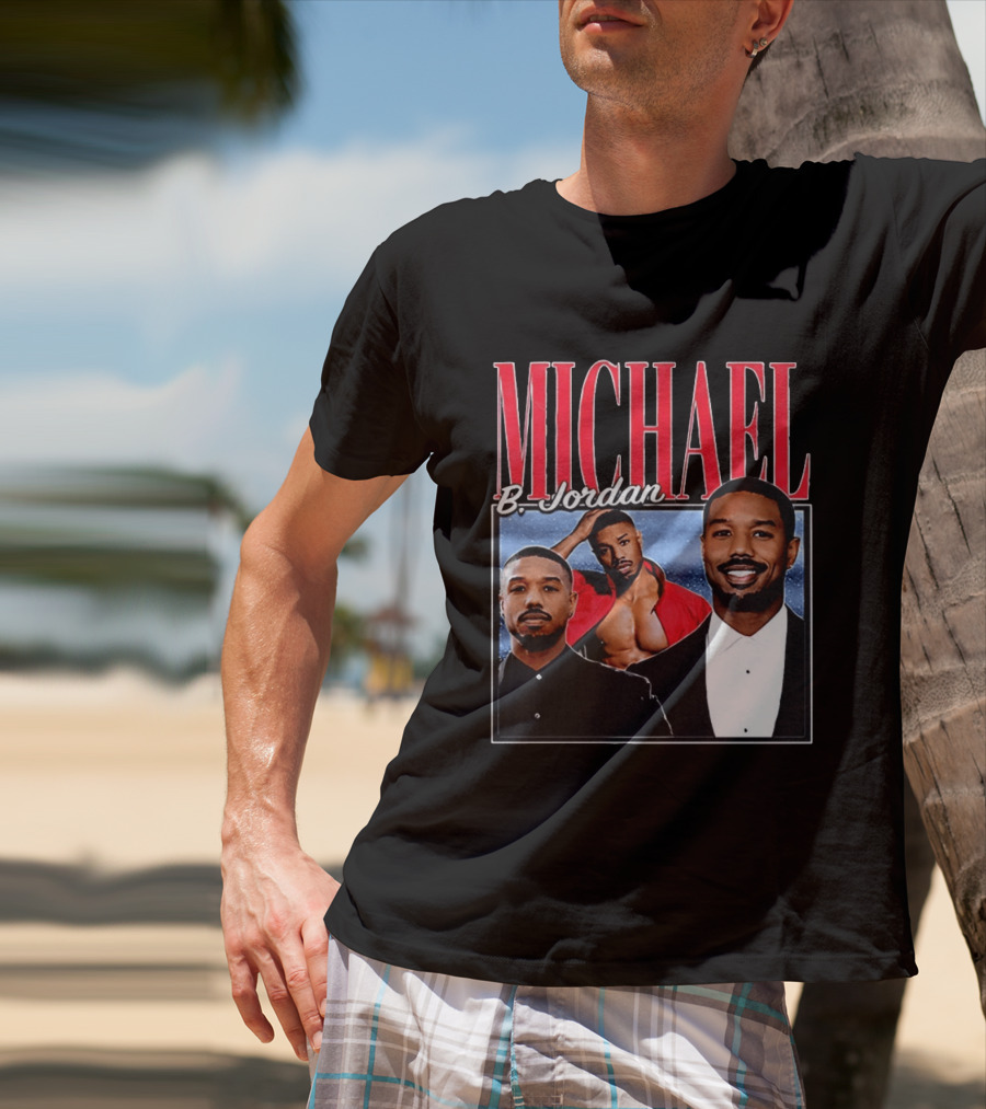 Michael B. Jordan Iconic Style And Charisma T-Shirt