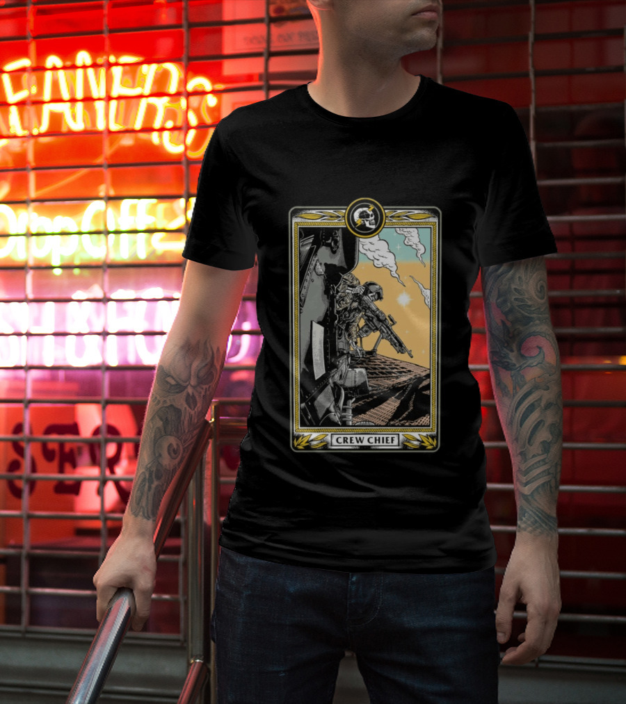 Crew Chief Otx Nation Tactical Helicopter Operator T-Shirt