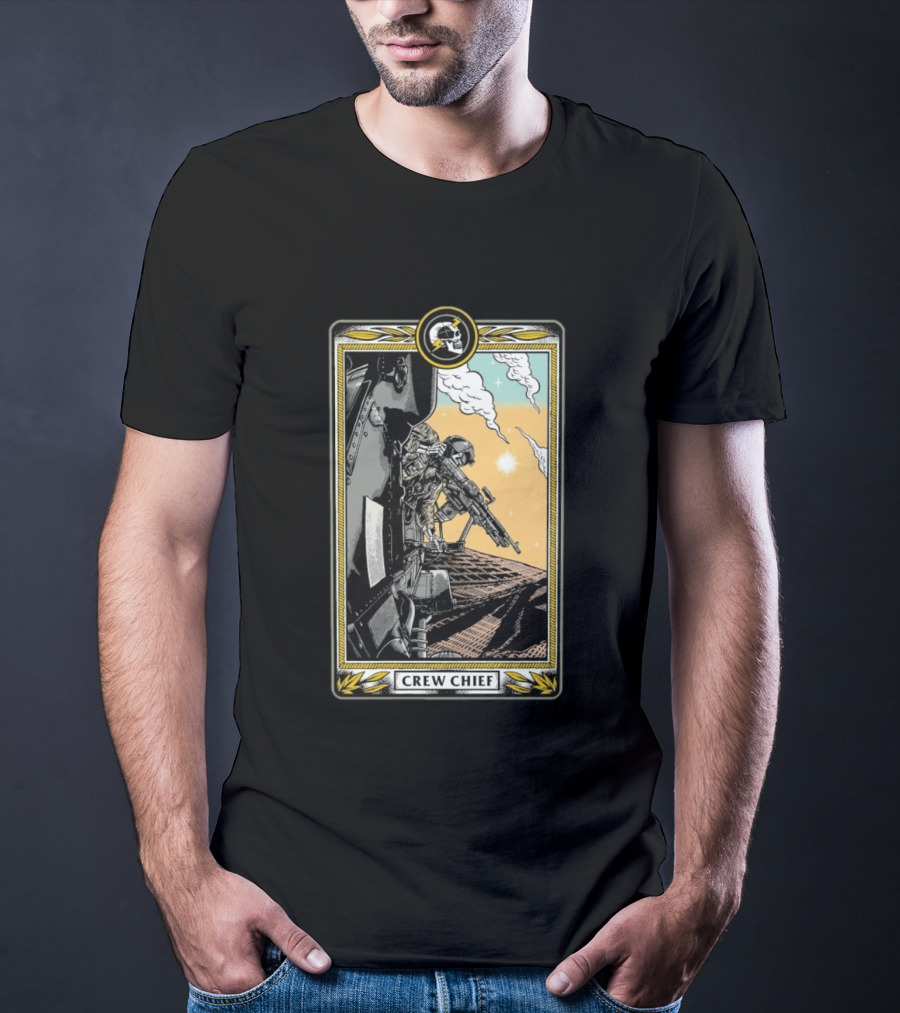 Crew Chief Otx Nation Tactical Helicopter Operator T-Shirt