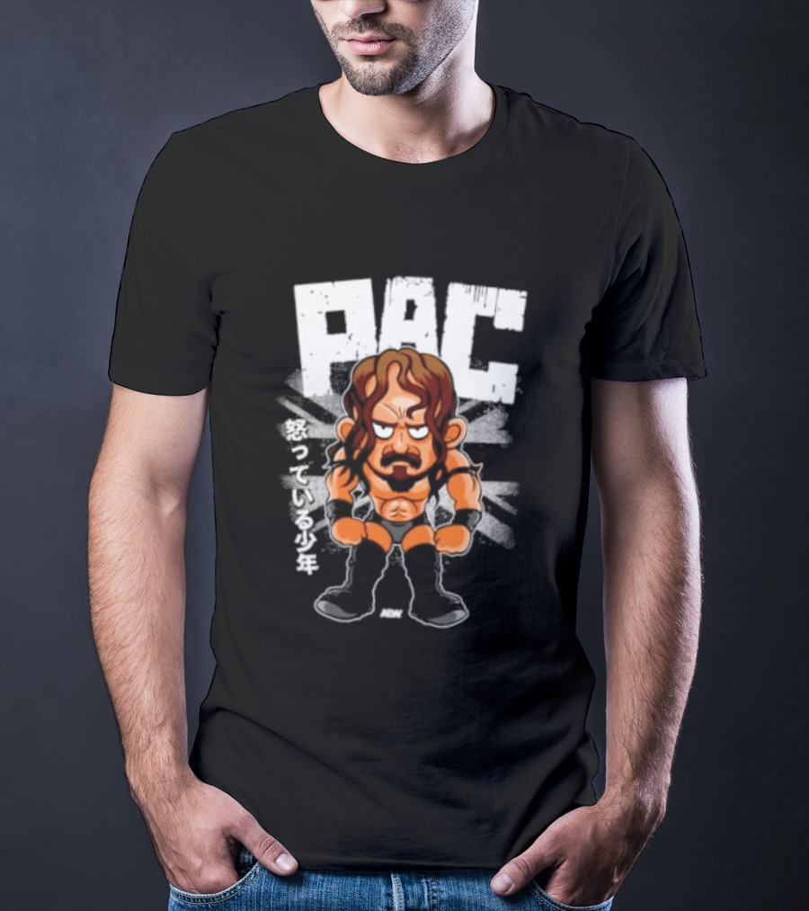 PAC Angry Little Bugger Cartoon Wrestler T-Shirt