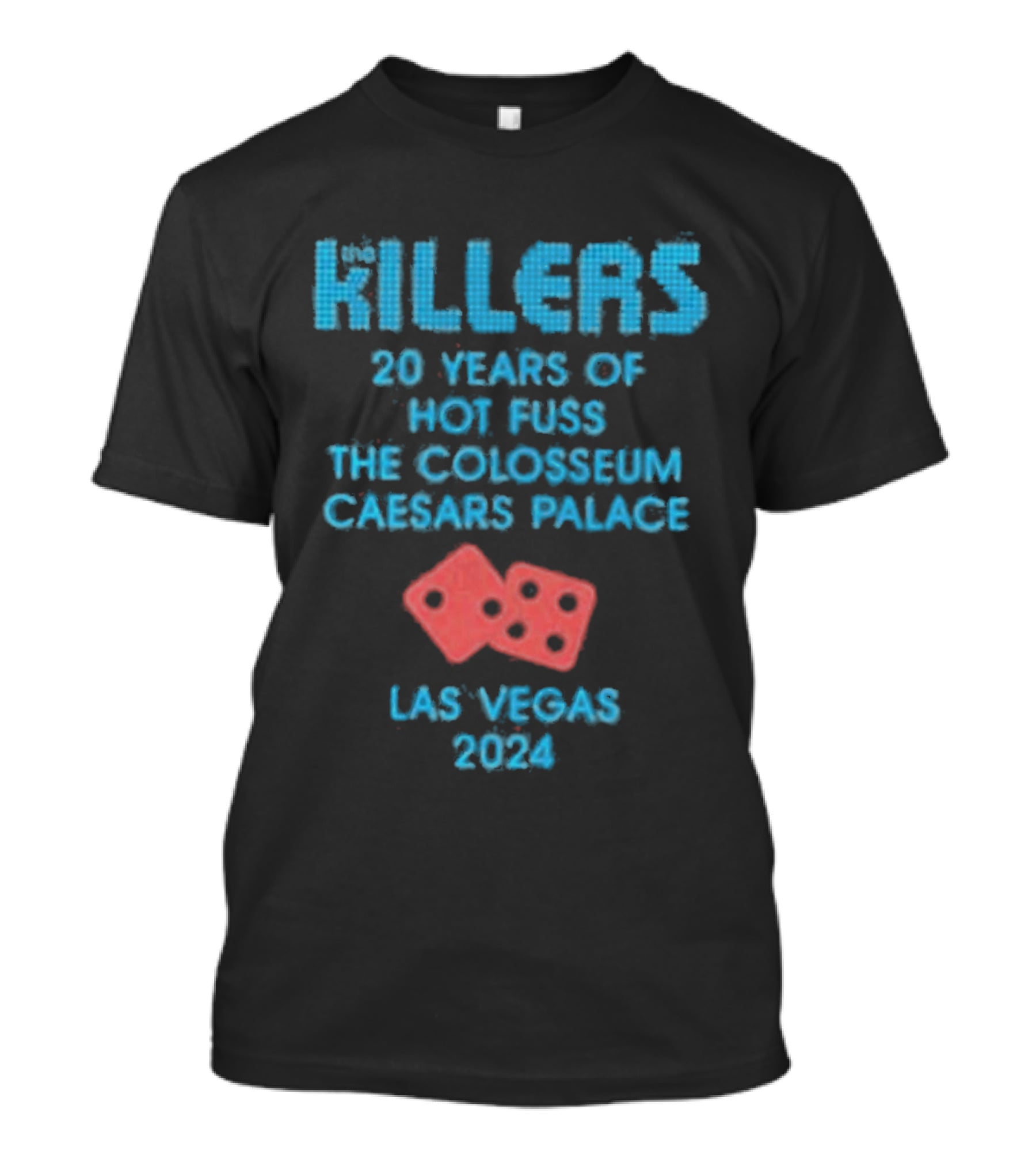Killers 20 Years Hot Fuss Colosseum Caesars Palace Las Vegas 2024 T-Shirt