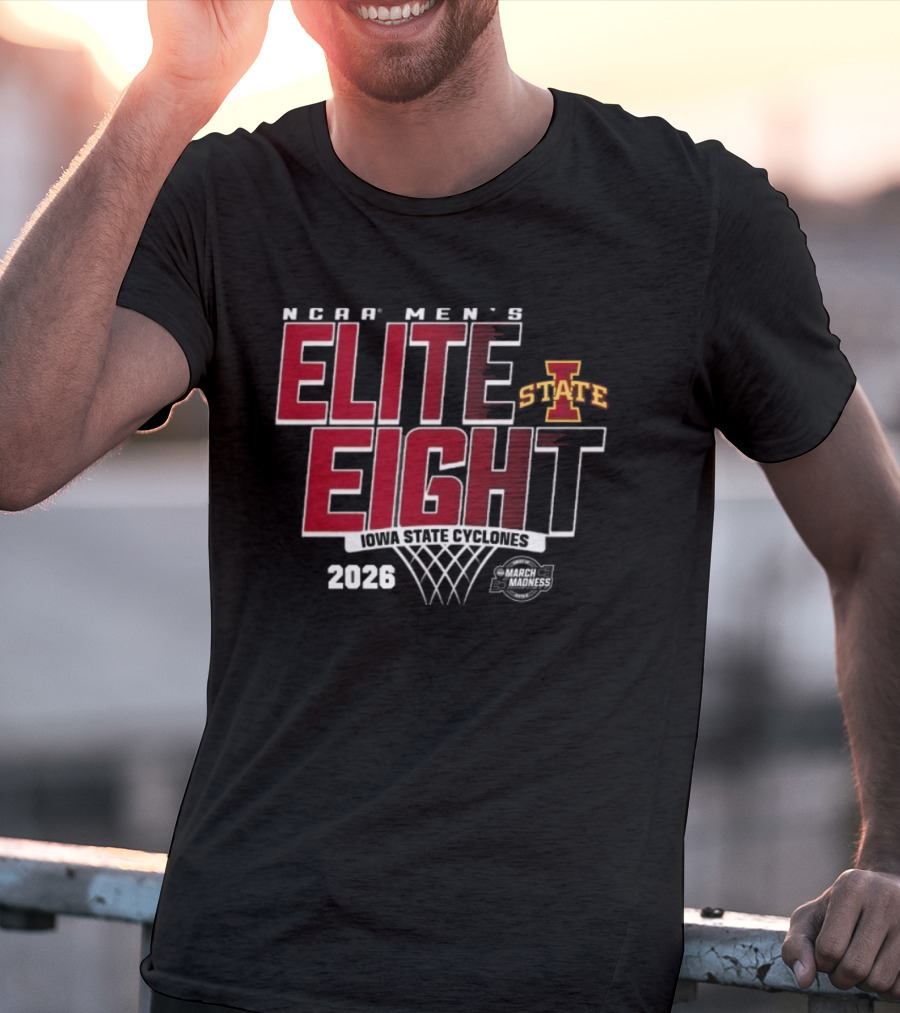 Elite Eight 2026 Iowa State Cyclones NCAA Men's March Madness T-Shirt