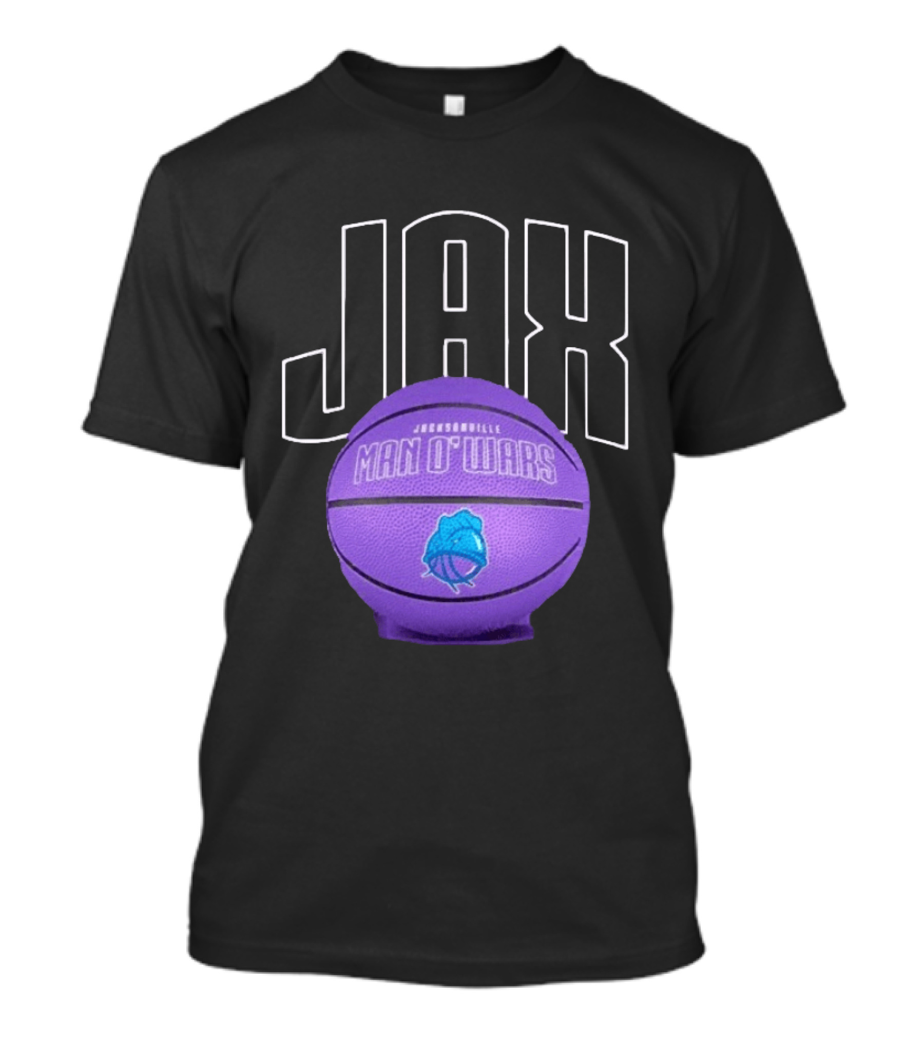 Jacksonville JAX Man O'Wars Basketball Team T-Shirt