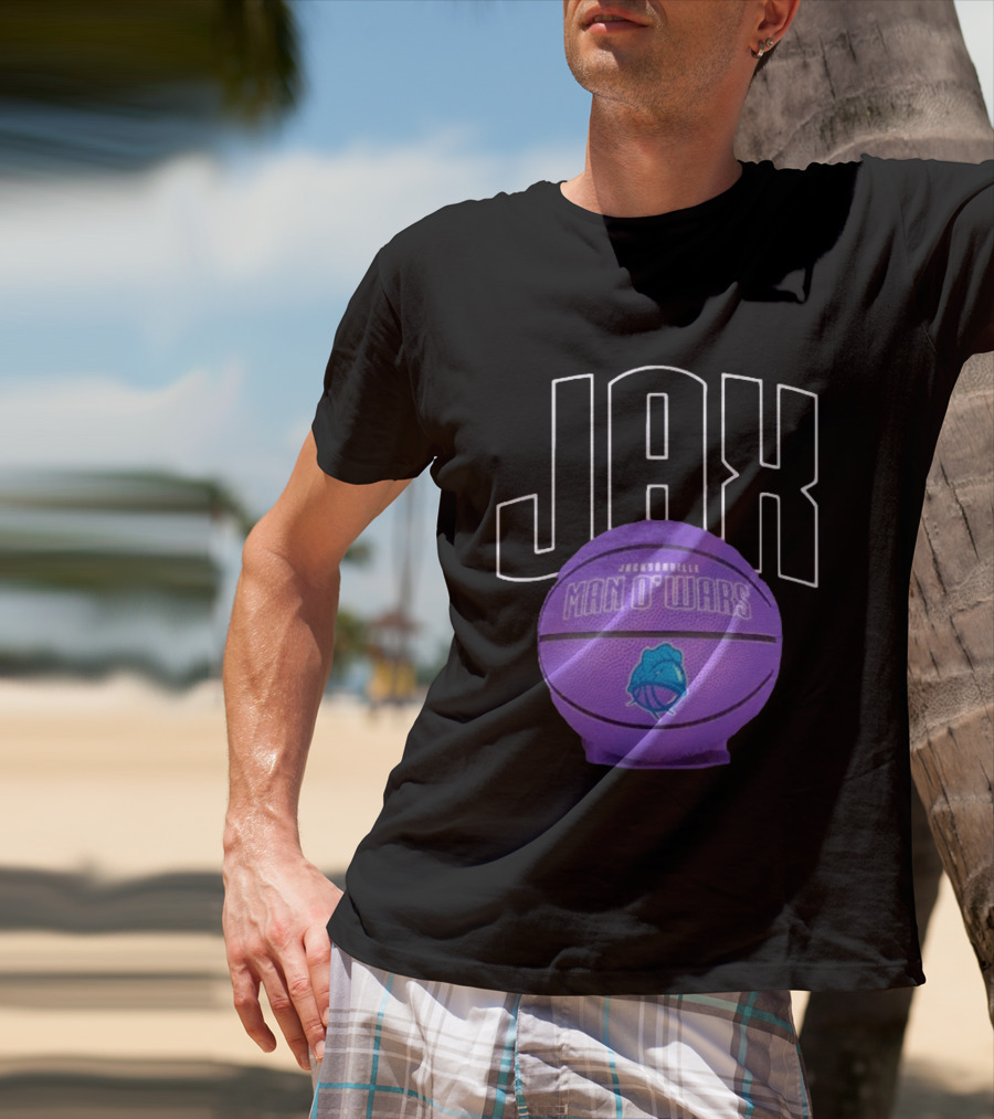 Jacksonville JAX Man O'Wars Basketball Team T-Shirt