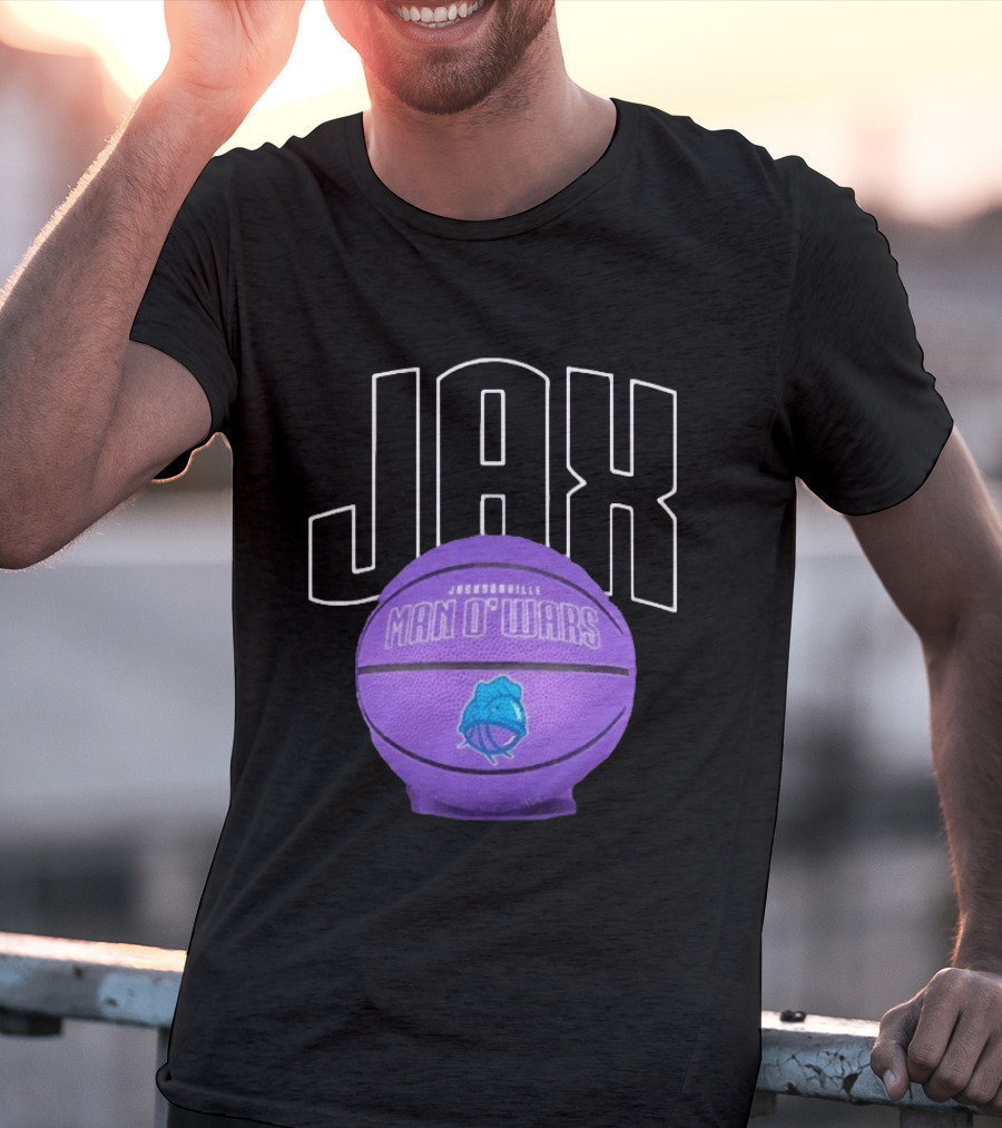 Jacksonville JAX Man O'Wars Basketball Team T-Shirt