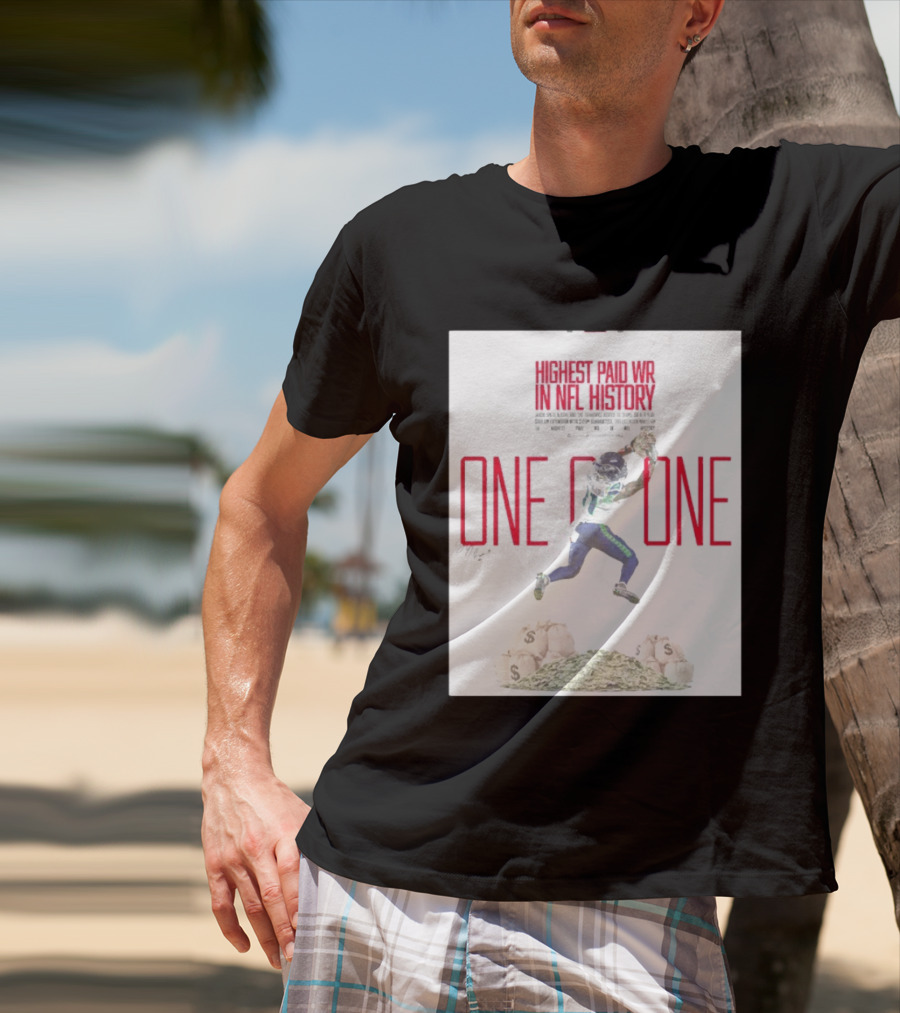 Jaxon Smith Njigba Seattle Seahawks One Of One Highest Paid WR In NFL History T-Shirt