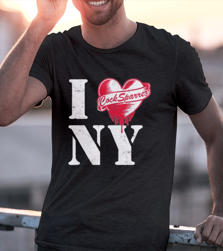 I Love NY Cock Sparrer Heart Design 2026 Concert Tour New York T-Shirt