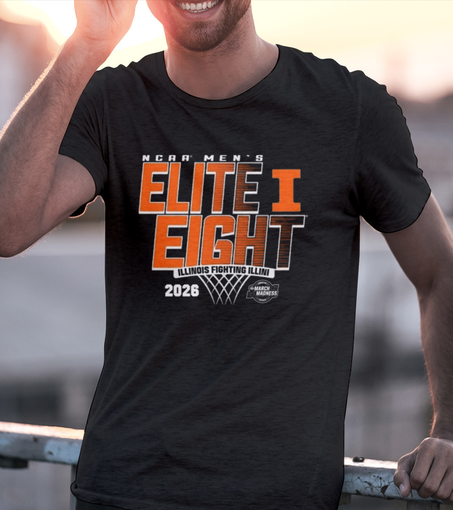 NCAA Men's Elite Eight 2026 Illinois Fighting Illini March Madness T-Shirt