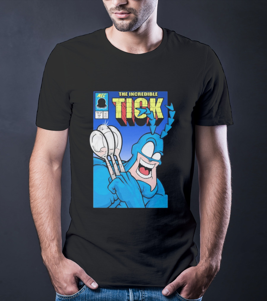 The Incredible Tick Spoon NEC Comic 324 T-Shirt