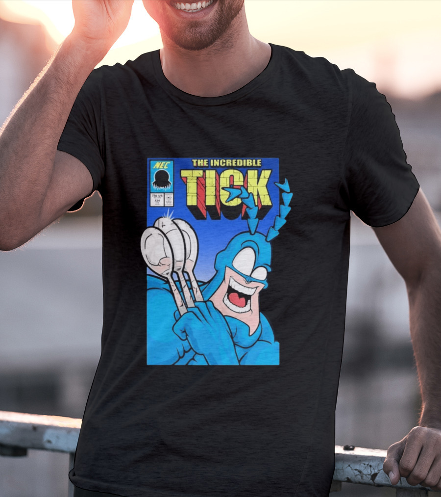 The Incredible Tick Spoon NEC Comic 324 T-Shirt