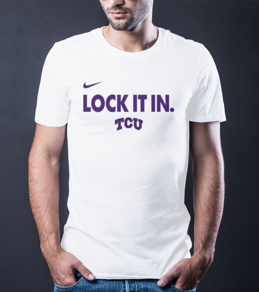 Nike TCU Lock It In Basketball March Madness T-Shirt