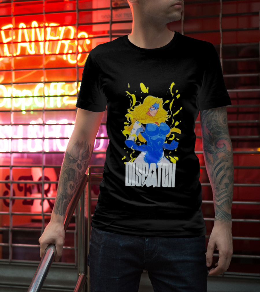 Dispatch Blonde Blue Heroic Character Blazer T-Shirt