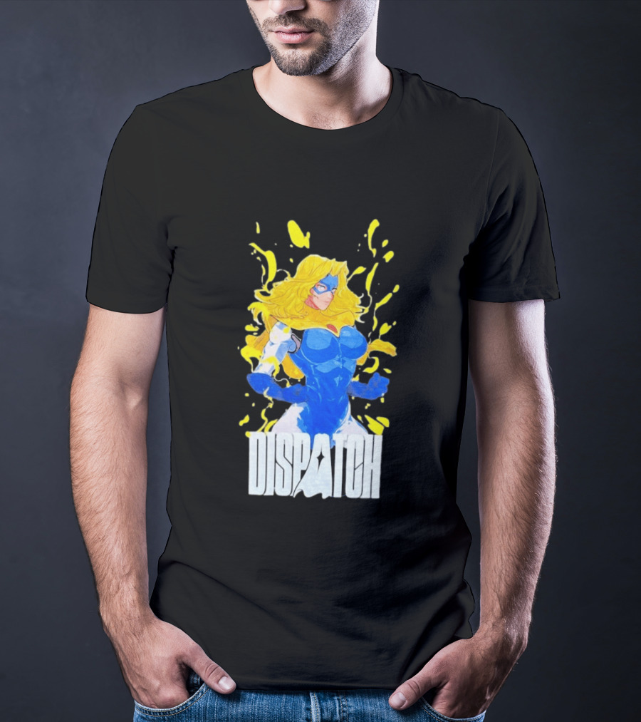 Dispatch Blonde Blue Heroic Character Blazer T-Shirt