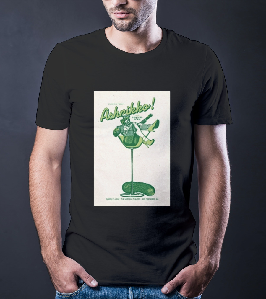 Ashnikko Princess Nokia The Warfield Theatre San Francisco March 21 2026 T-Shirt