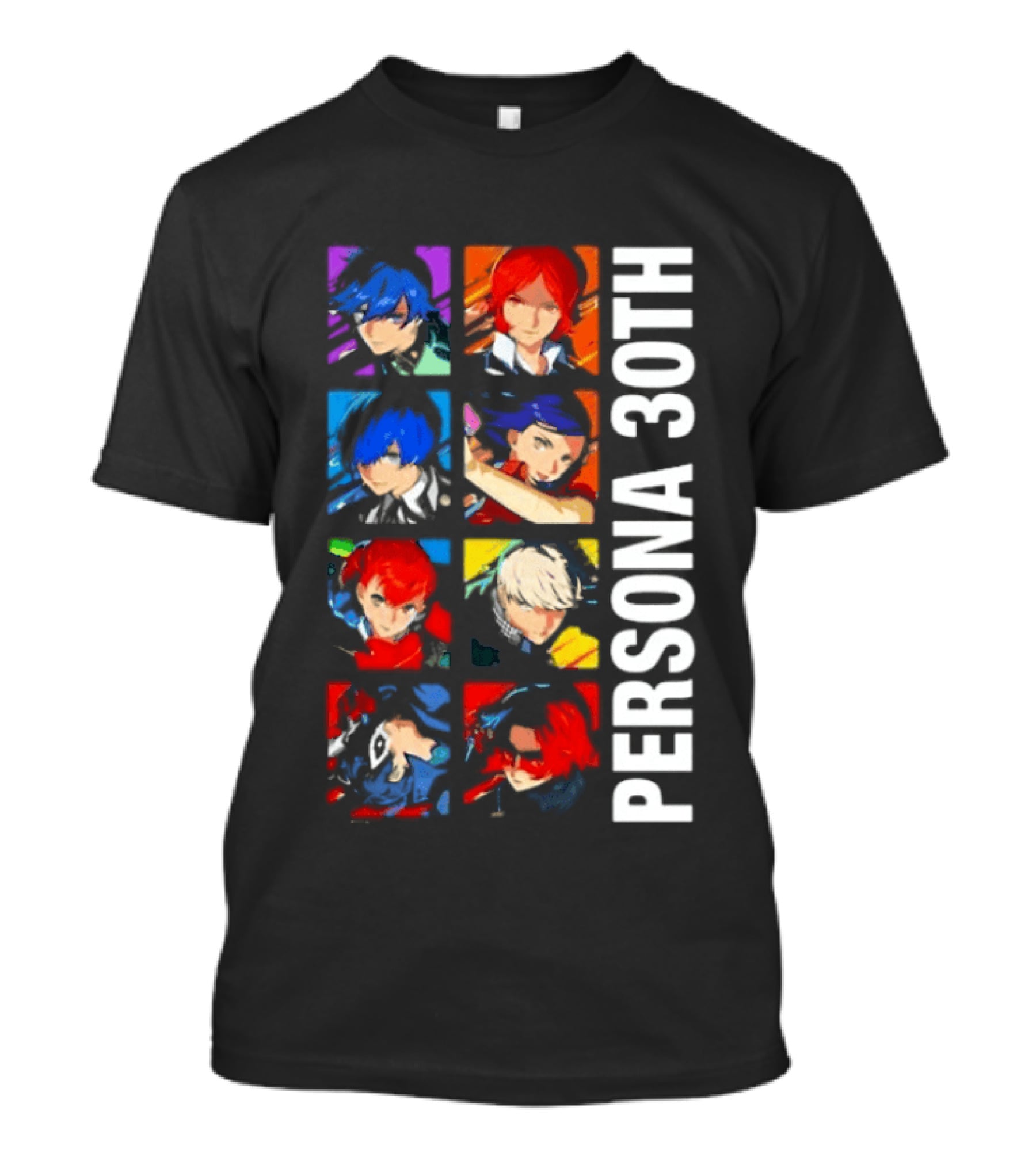 Atlus Persona 30th Anniversary Protagonist Series Legacy Stack T-Shirt