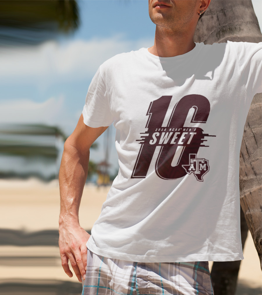 Sweet 16 Texas A&M 2026 NCAA Men's Basketball T-Shirt