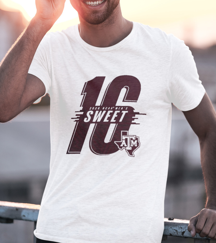 Sweet 16 Texas A&M 2026 NCAA Men's Basketball T-Shirt