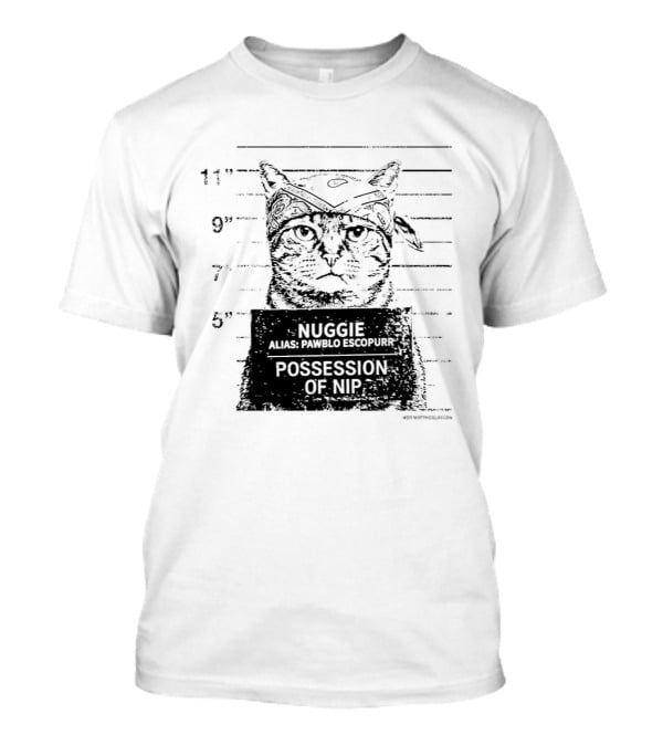 Pawblo Escopurr Cat Nuggie Possession Of Nip Shot T-Shirt