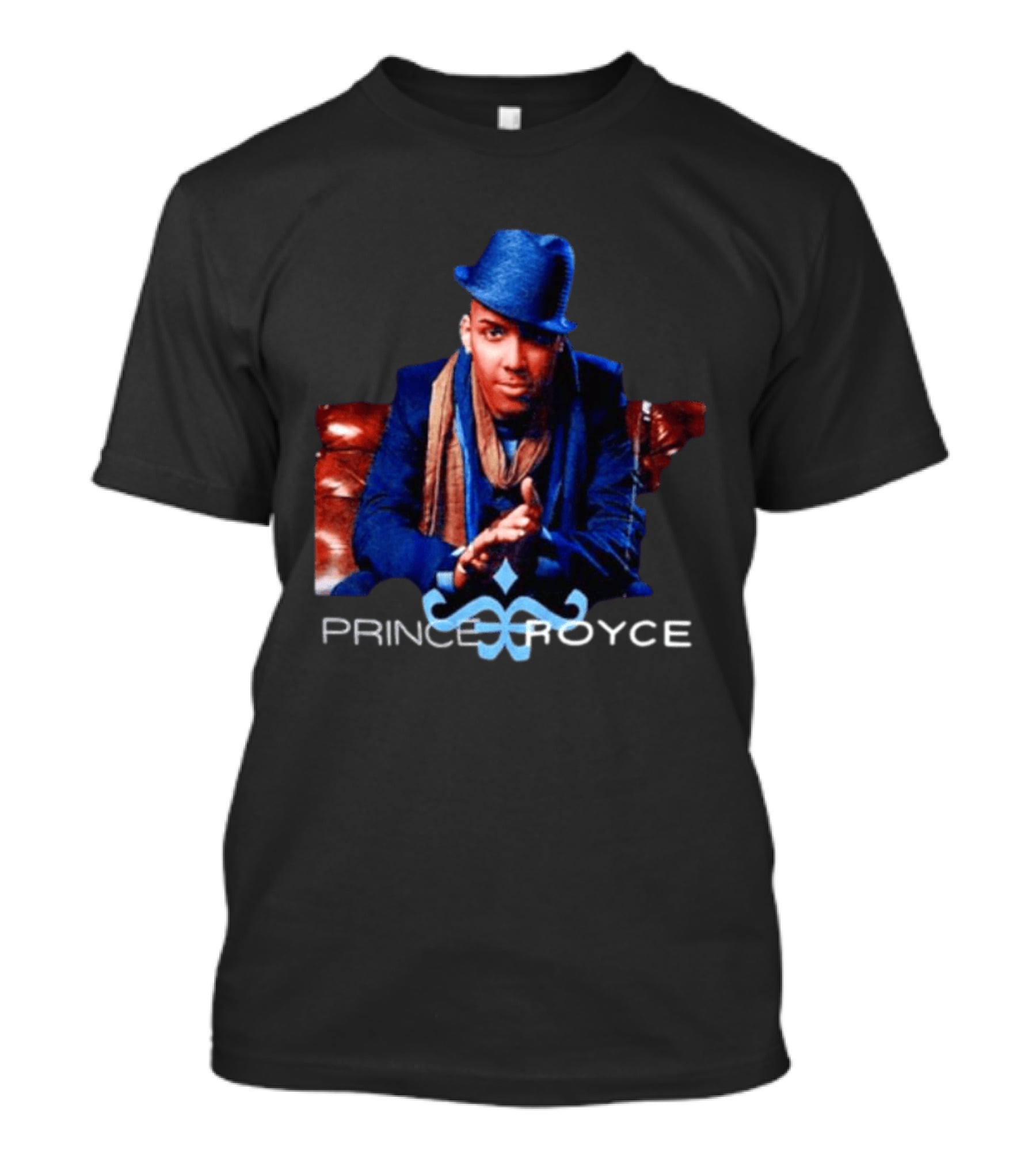 Prince Royce Debut Album Cover Blue Hat And Scarf T-Shirt