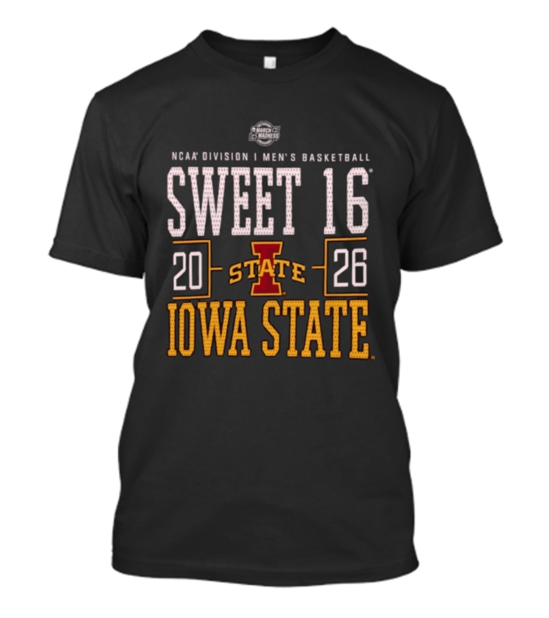 NCAA Division I Men's Basketball Sweet 16 2026 Iowa State T-Shirt