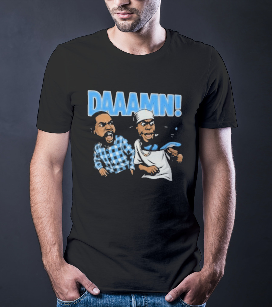 University Blue Daaamn Chris Smokey Comedy Movie Scene T-Shirt