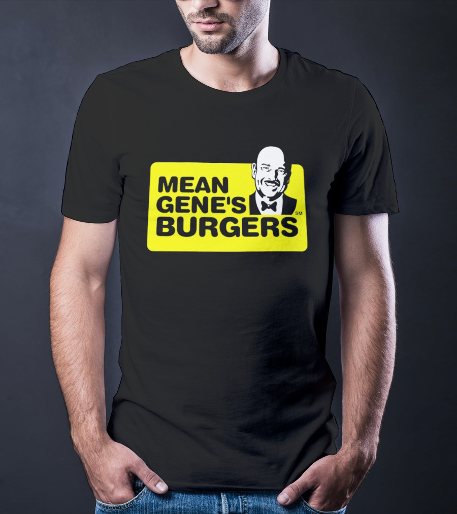Mean Gene's Burgers Classic Logo With Iconic Bowtie T-Shirt