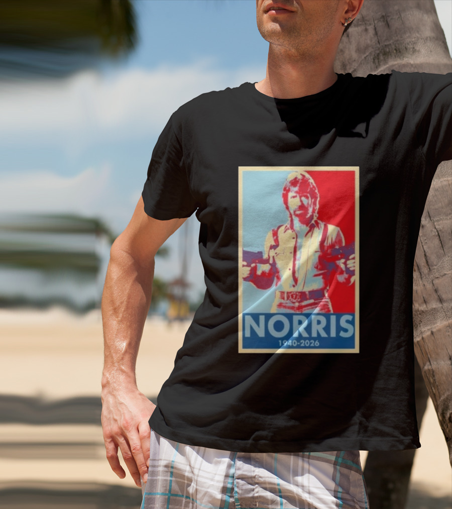 Norris 1940 2026 Retro Tribute With Dual Pistols T-Shirt