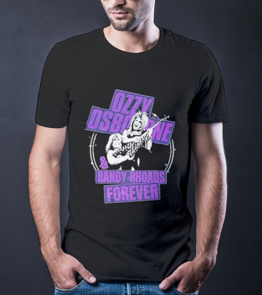 Ozzy Osbourne Randy Rhoads Forever Purple T-Shirt