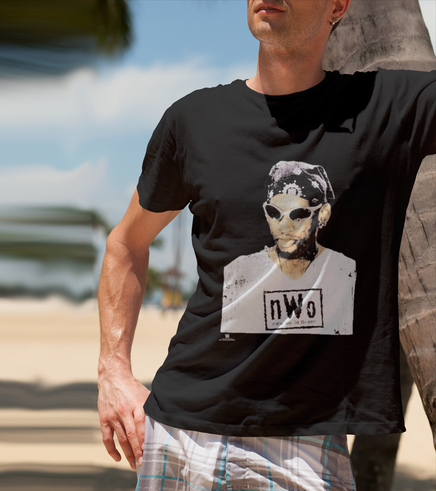 Dennis Rodman NWO New World Order Snow Wash T-Shirt