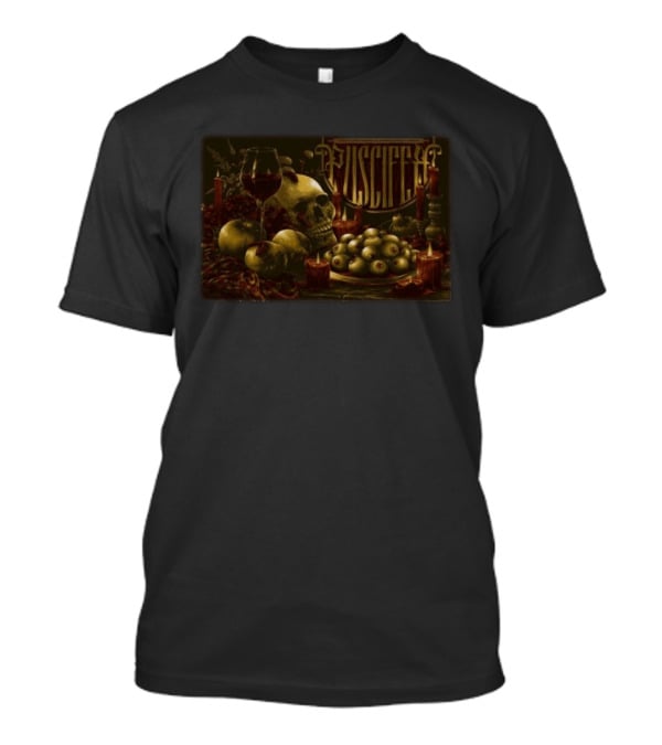 Puscifer Phoenix AZ March 21 2026 Tour Skull Candles Wine Apples T-Shirt