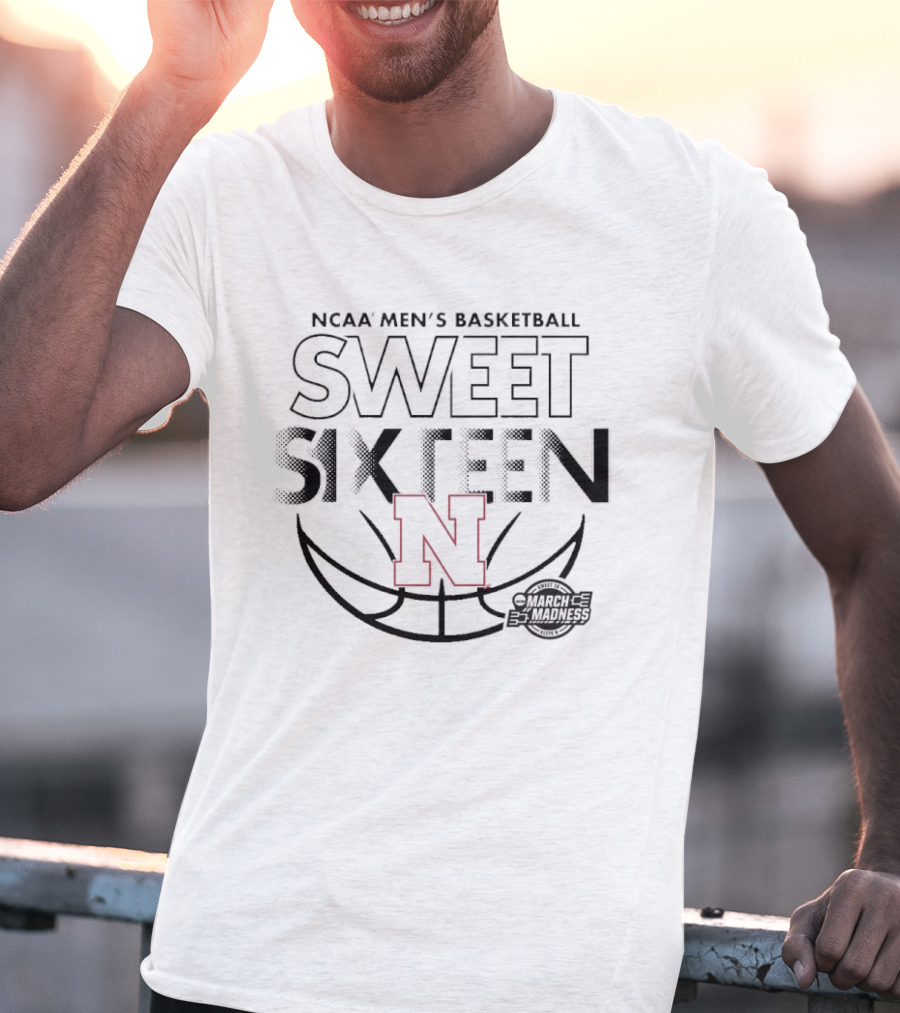 NCAA Men's Basketball Nebraska Cornhuskers March Madness Sweet Sixteen 2026 T-Shirt