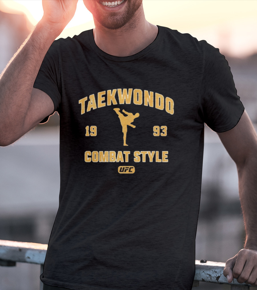 Taekwondo Combat Style UFC 1993 Retro Martial Arts Legend T-Shirt