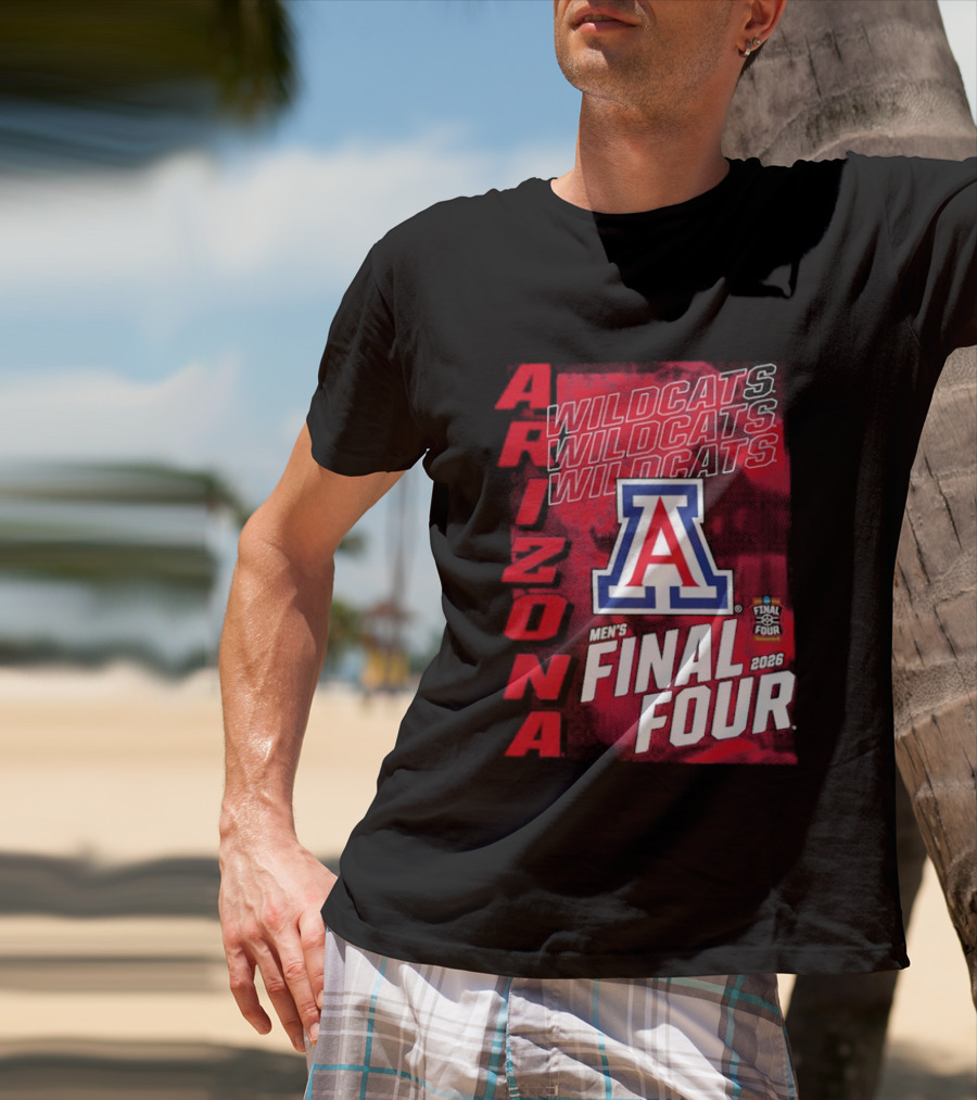 Arizona Wildcats 2026 Men's NCAA Final Four Basketball Tournament T-Shirt