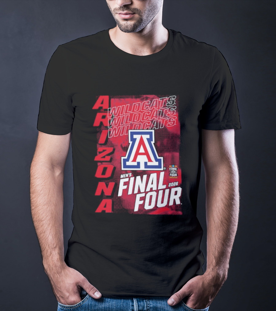 Arizona Wildcats 2026 Men's NCAA Final Four Basketball Tournament T-Shirt