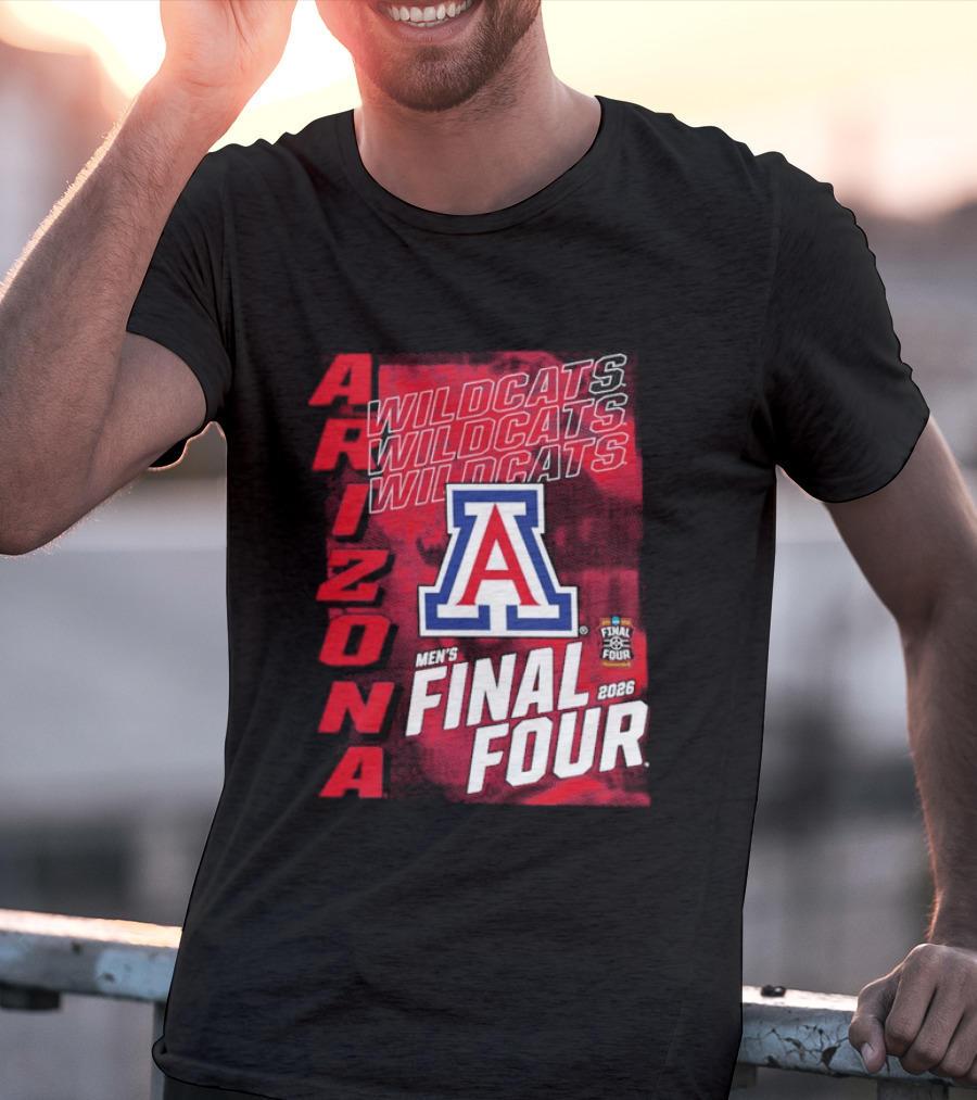 Arizona Wildcats 2026 Men's NCAA Final Four Basketball Tournament T-Shirt