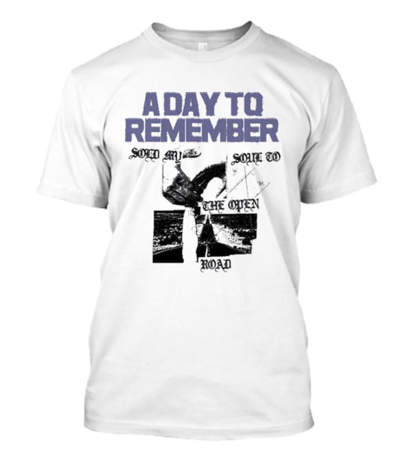 A Day To Remember Downfall Speak Of The Devil Tour 2009 Outline Alive God T-Shirt