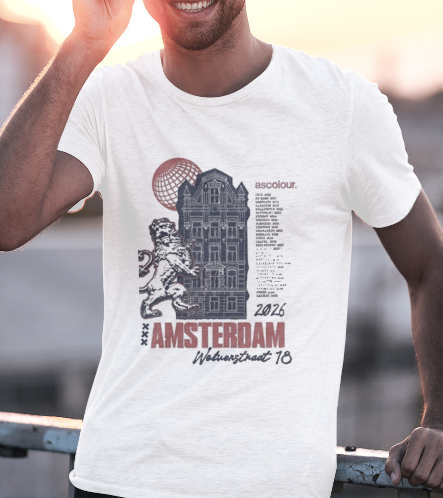 As Colour Amsterdam Opening 2016 Event Lion Element Festival Listing T-Shirt