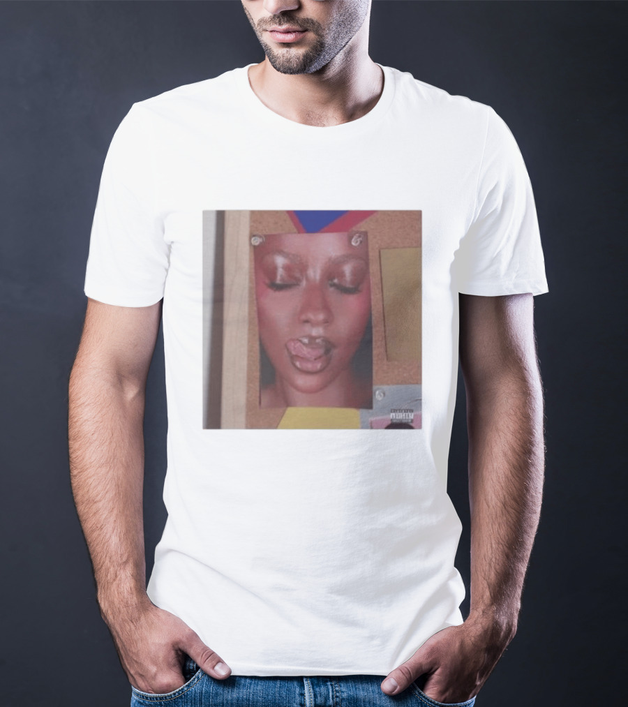 Candy Justine Skye Album Artwork With Portrait And Corkboard Accents T-Shirt