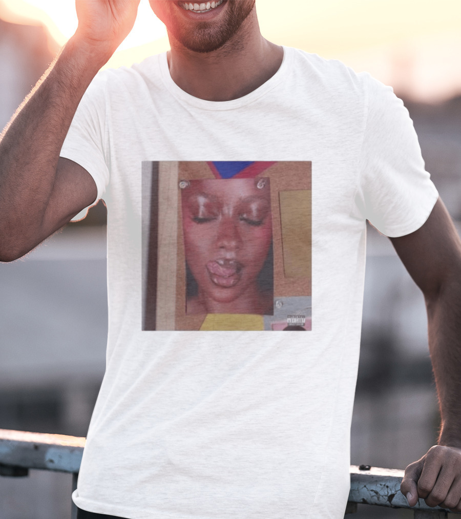 Candy Justine Skye Album Artwork With Portrait And Corkboard Accents T-Shirt