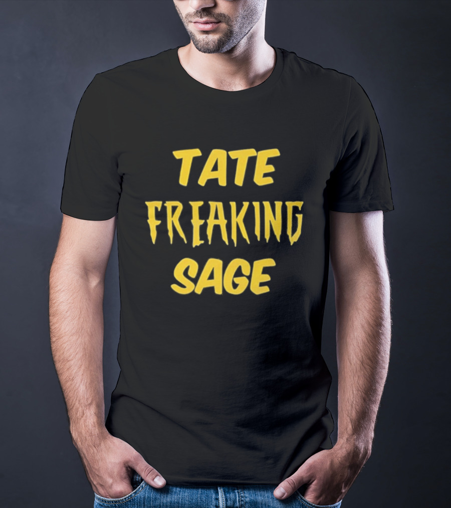 Tate Freaking Sage Bold Yellow T-Shirt