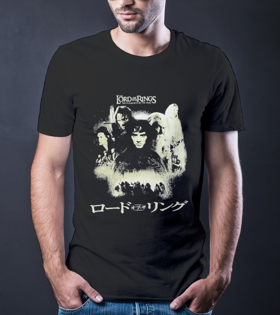 The Lord Of The Rings Fellowship Of The Ring Characters Japanese T-Shirt