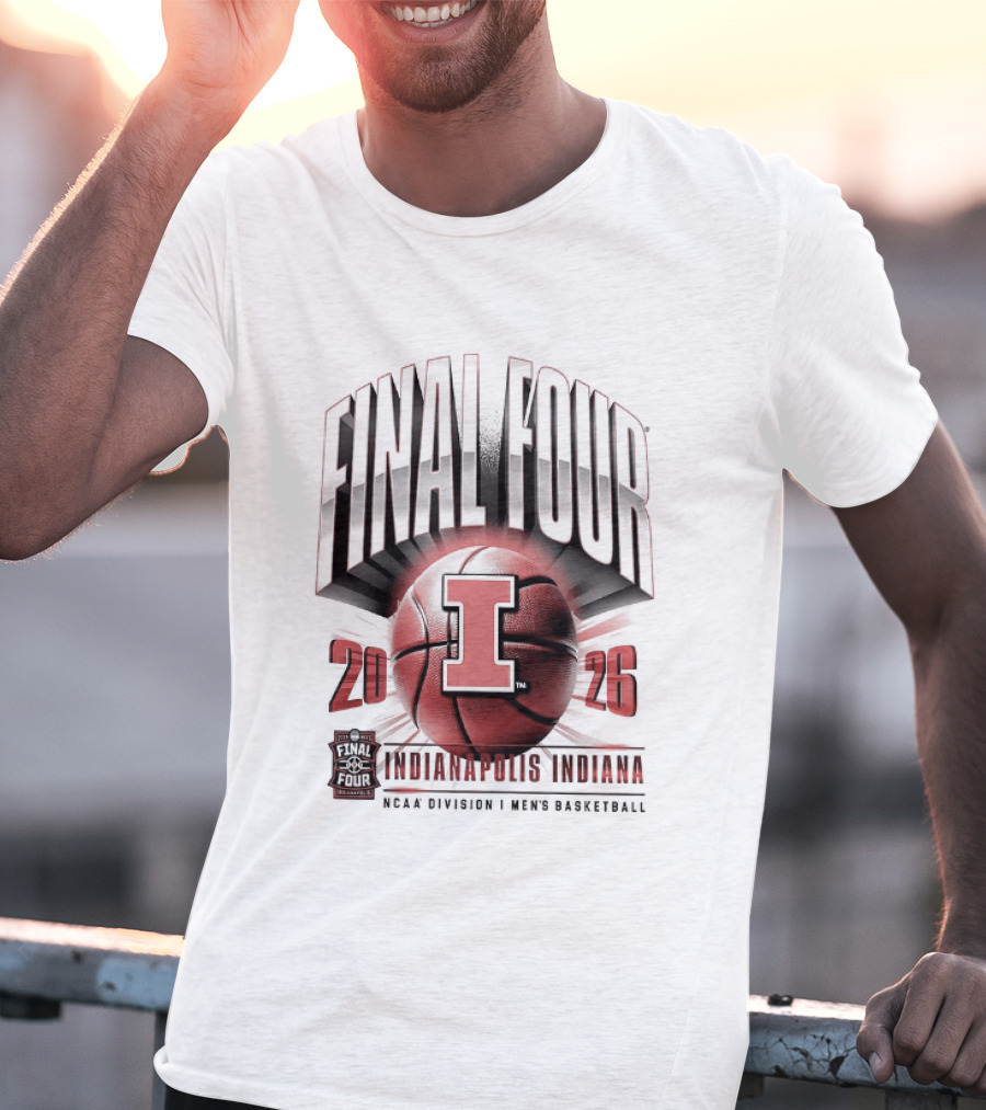 Final Four 2026 Illinois Fighting Illini NCAA Tournament March Madness Indianapolis T-Shirt