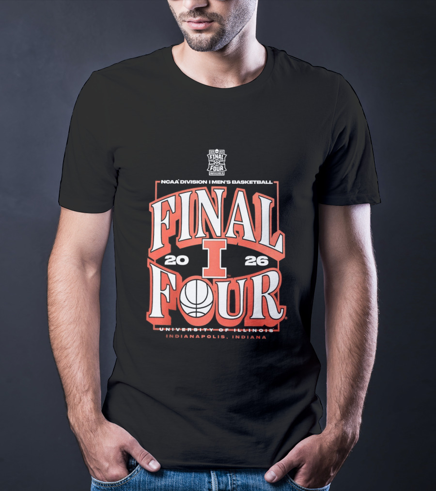 NCAA Division I Men's Basketball Final Four 2026 University Of Illinois Indianapolis T-Shirt