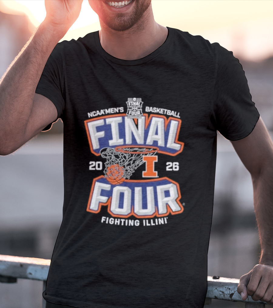 Illinois Basketball 2026 NCAA Final Four Fighting Illini T-Shirt