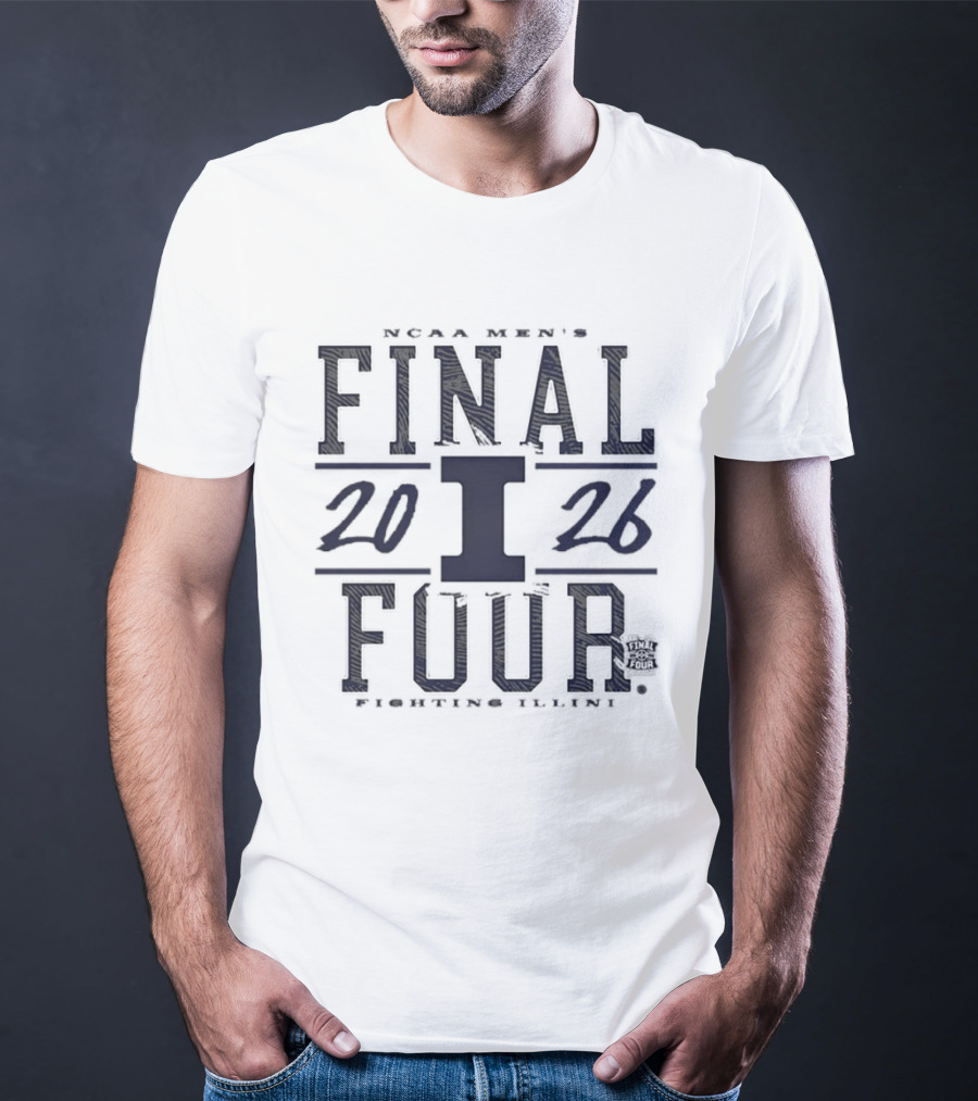 NCAA Men's Final Four 2026 Fighting Illini Basketball T-Shirt