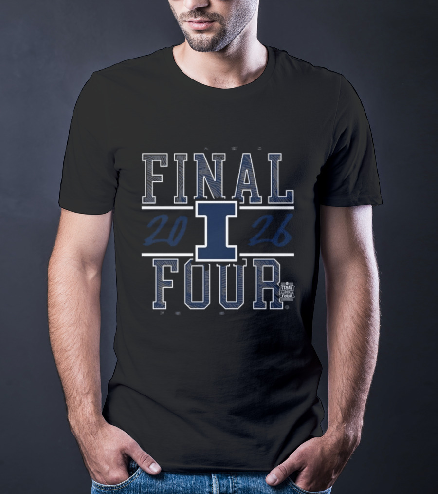 2026 Illinois Final Four Basketball Championship T-Shirt