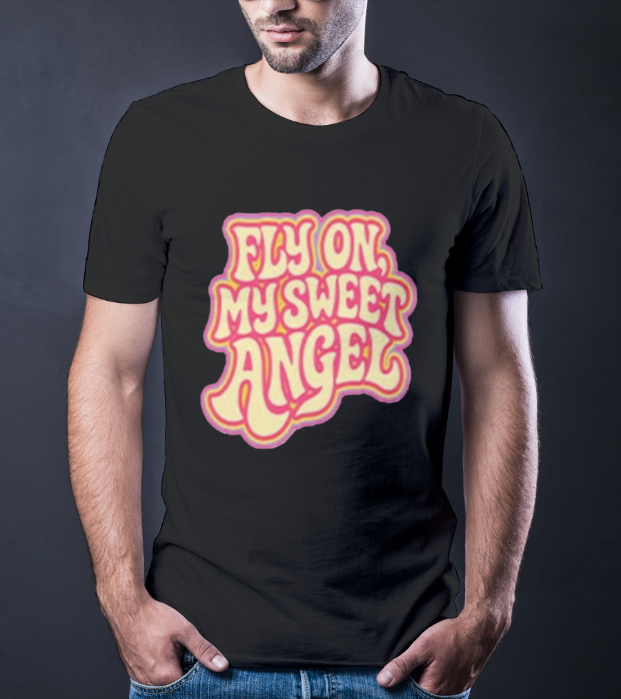 Jimi Hendrix Signed Fly On My Sweet Angel Psychedelic T-Shirt