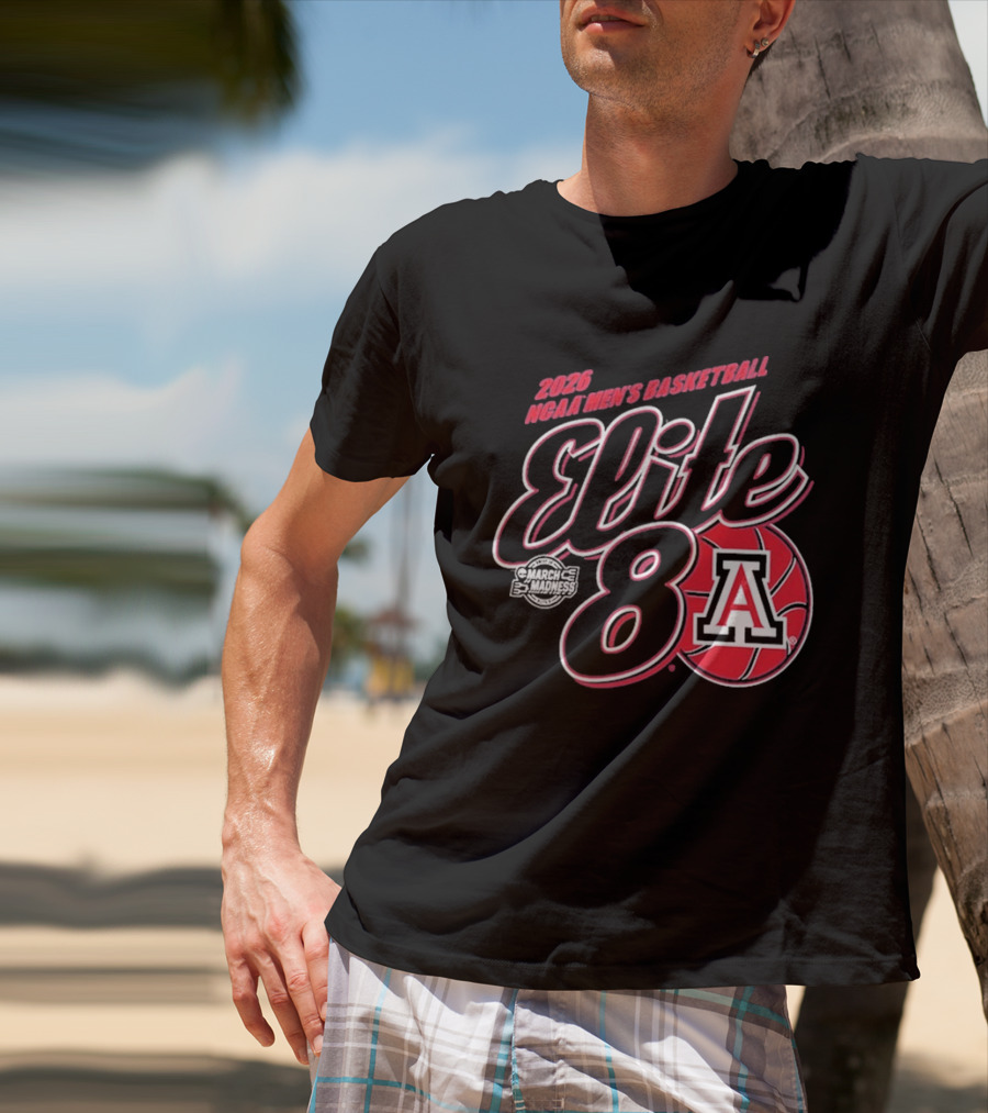 2026 NCAA Men's Basketball Elite 8 Arizona Wildcats T-Shirt